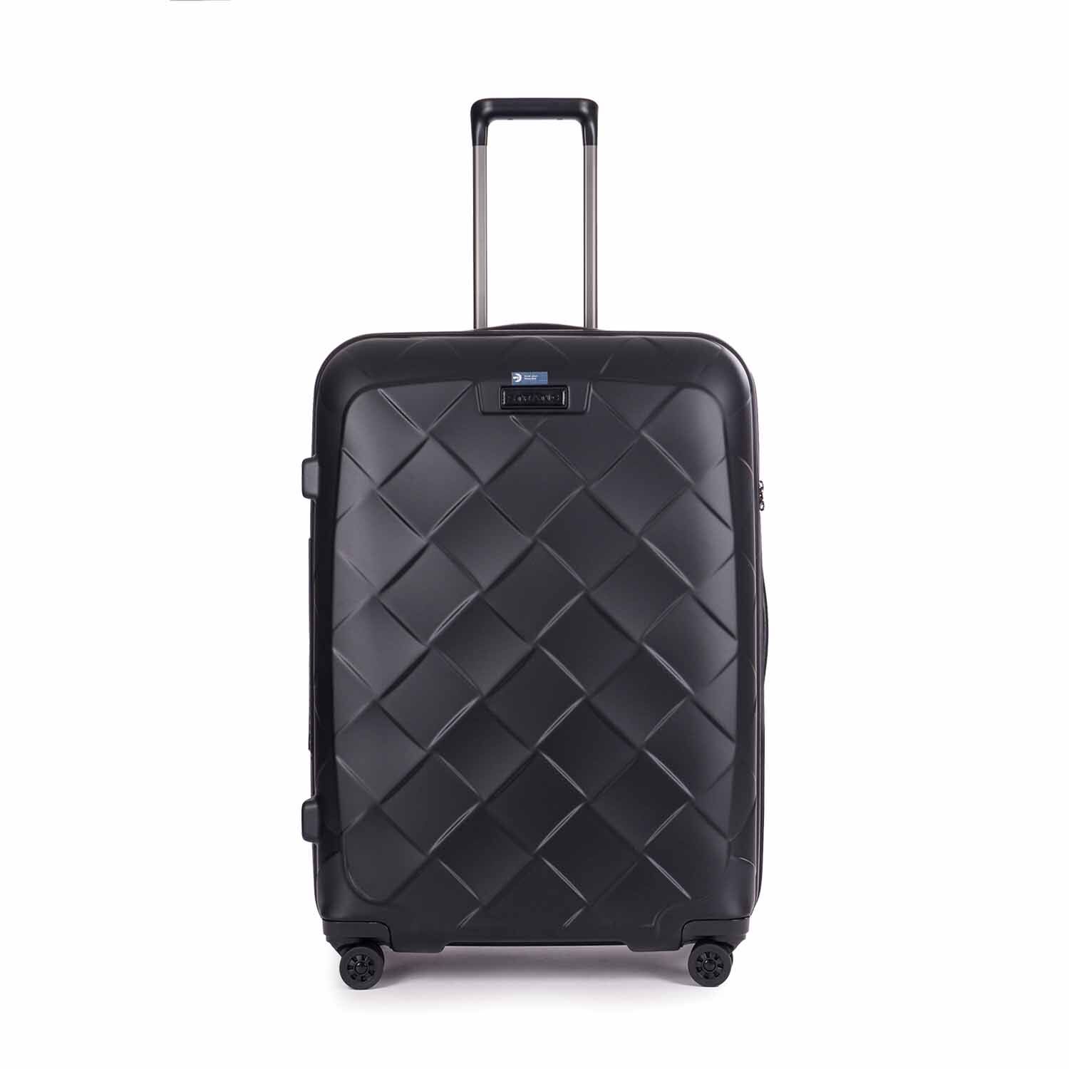 Stratic Leather & More Trolley L 4 Rollen Matt Black Stratic Leather & More Trolley L 4 Rollen Matt Black