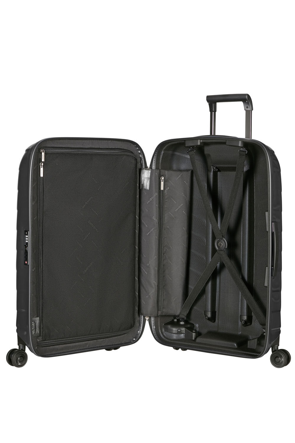 Samsonite Attrix Trolley mit 4 Rollen 81cm Anthrazit Samsonite Attrix Trolley mit 4 Rollen 81cm Anthrazit