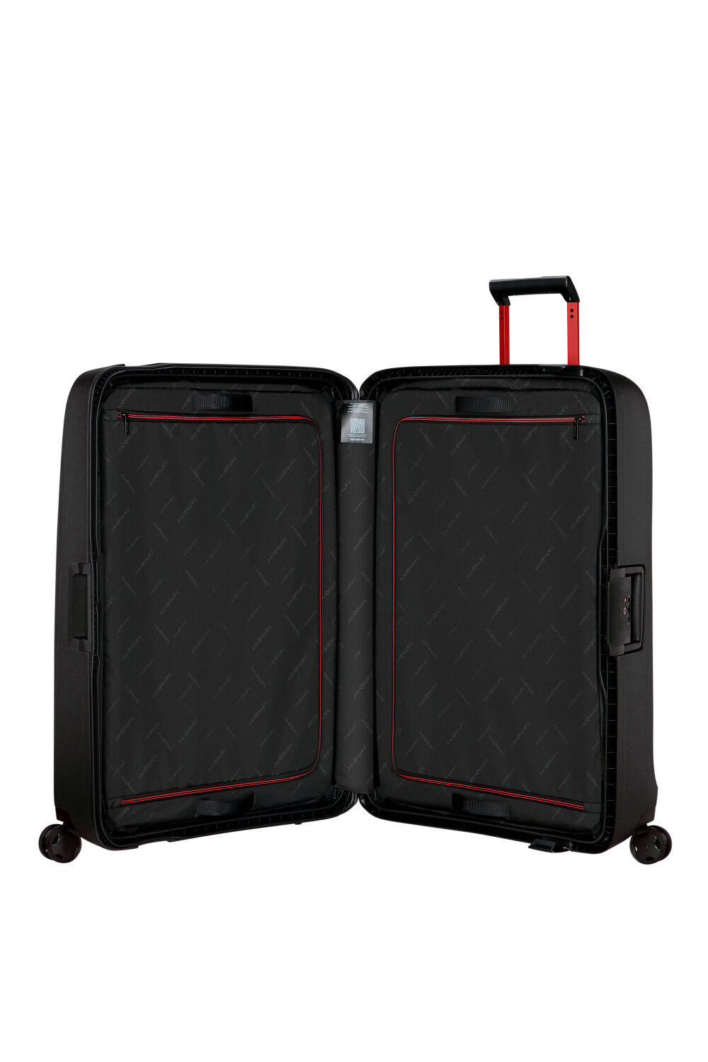 Samsonite Essens Trolley mit 4 Rollen 81cm + GRATIS HOTELGUTSCHEIN Charcoal/Red Samsonite Essens Trolley mit 4 Rollen 81cm + GRATIS HOTELGUTSCHEIN Charcoal/Red