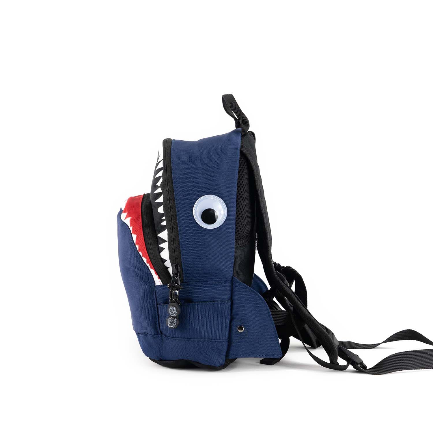 Pick & Pack Shark Shape Backpack S Navy