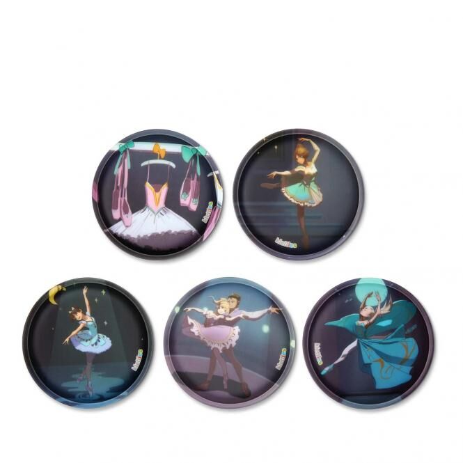ergobag Kletties Matt Set (5-tlg.) Balletttänzerin