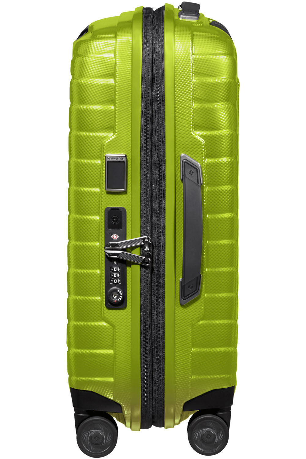 Samsonite Proxis Trolley mit 4 Rollen erweiterbar 55cm (23/26cm) + GRATIS HOTELGUTSCHEIN Lime