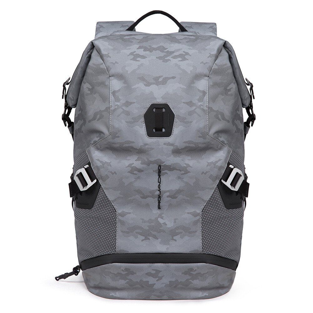 Piquadro PQ-Modular Laptoprucksack 15,6" aus rezykliertem antiviralen Stoff
