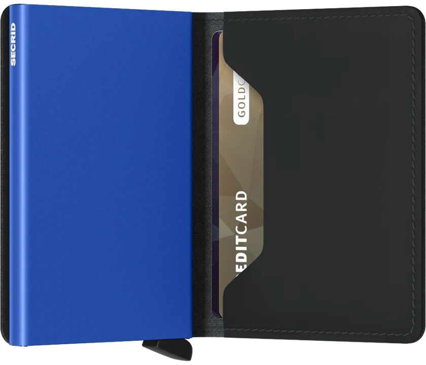 Secrid Slimwallet Matte SM-Black & Blue