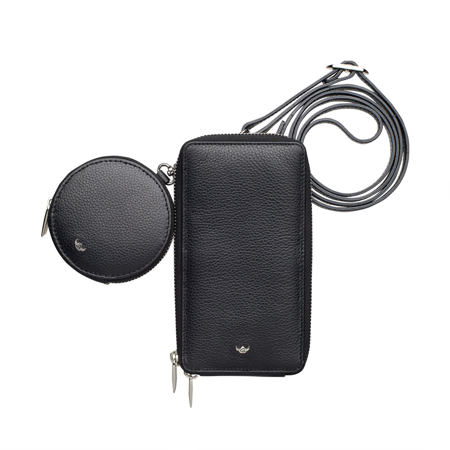 Golden Head Palma Handy-RV-Umhängetasche RFID Protect schwarz