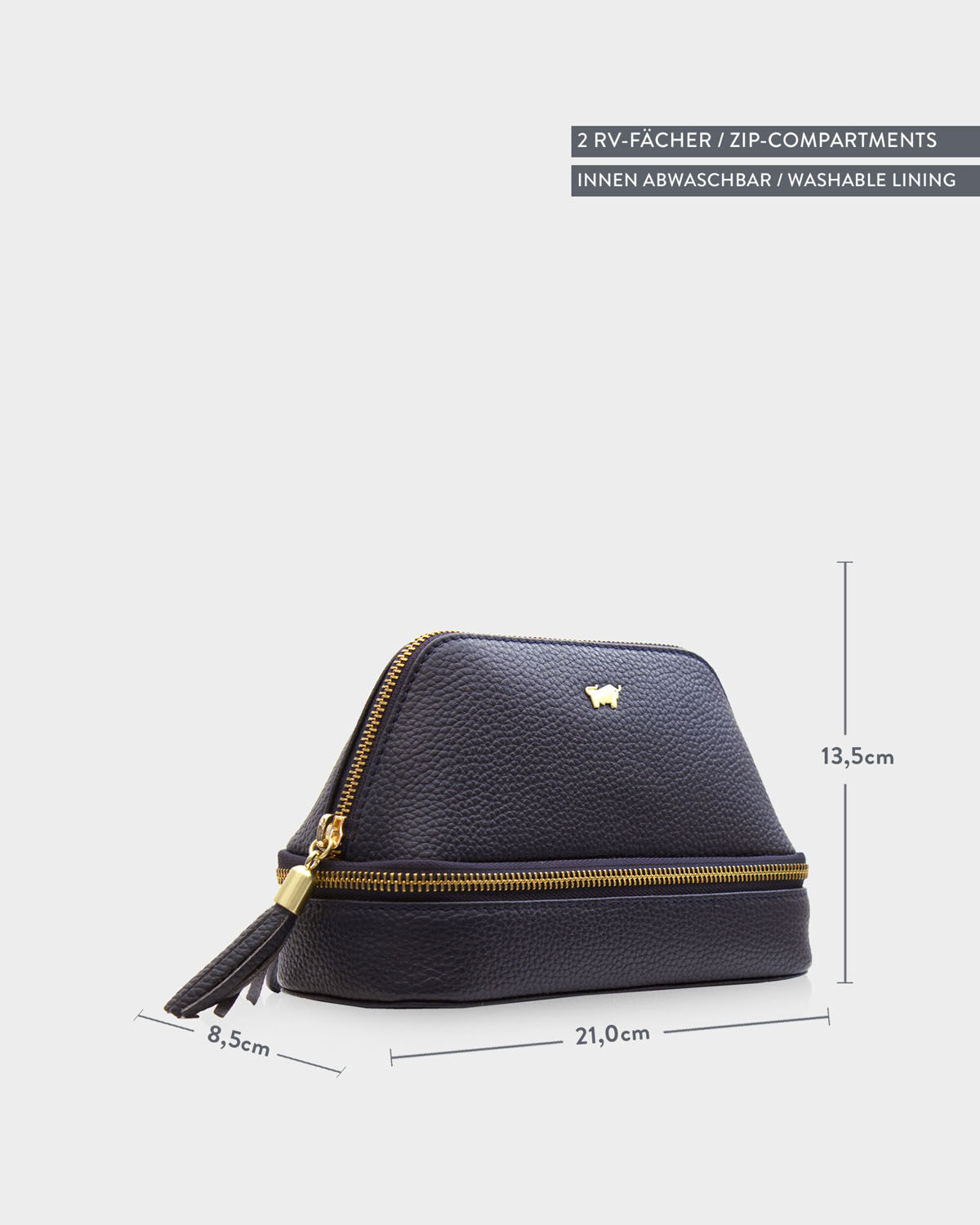 Braun Büffel Hanna RV-Necessaire Kulturtasche navy (blau)