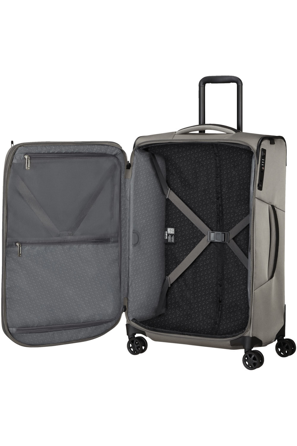 Samsonite Respark Trolley mit 4 Rollen erweiterbar 67cm + GRATIS HOTELGUTSCHEIN Sand Storm