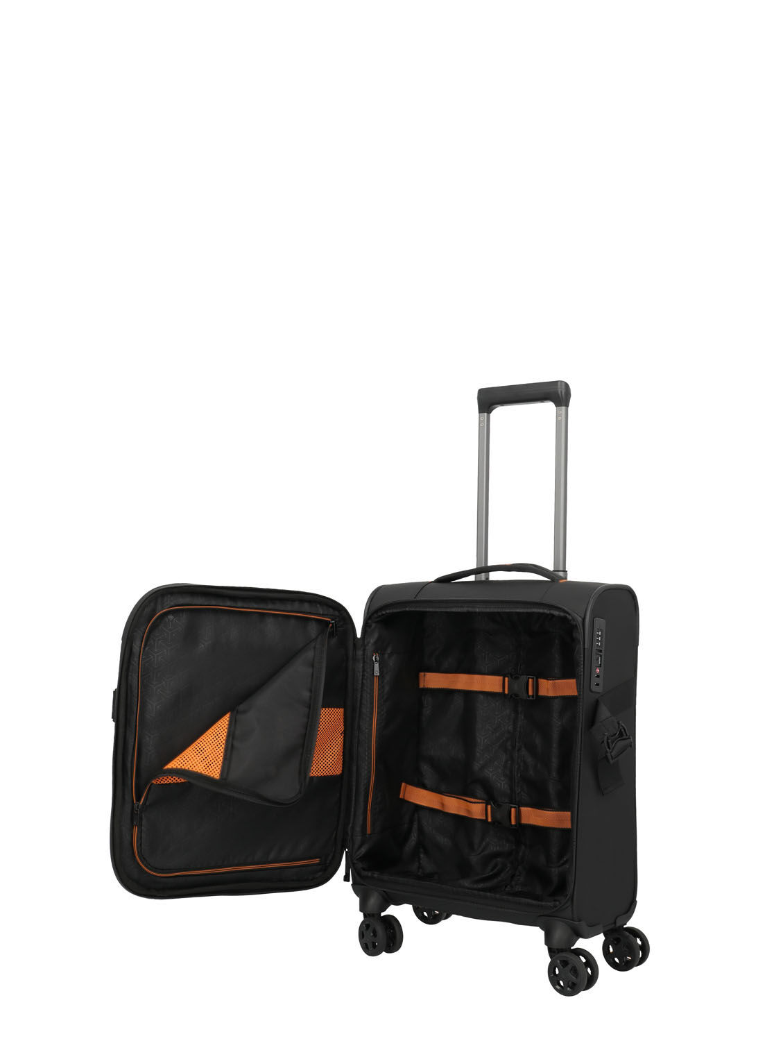 Travelite BRIIZE Trolley S 4-Rollen Schwarz