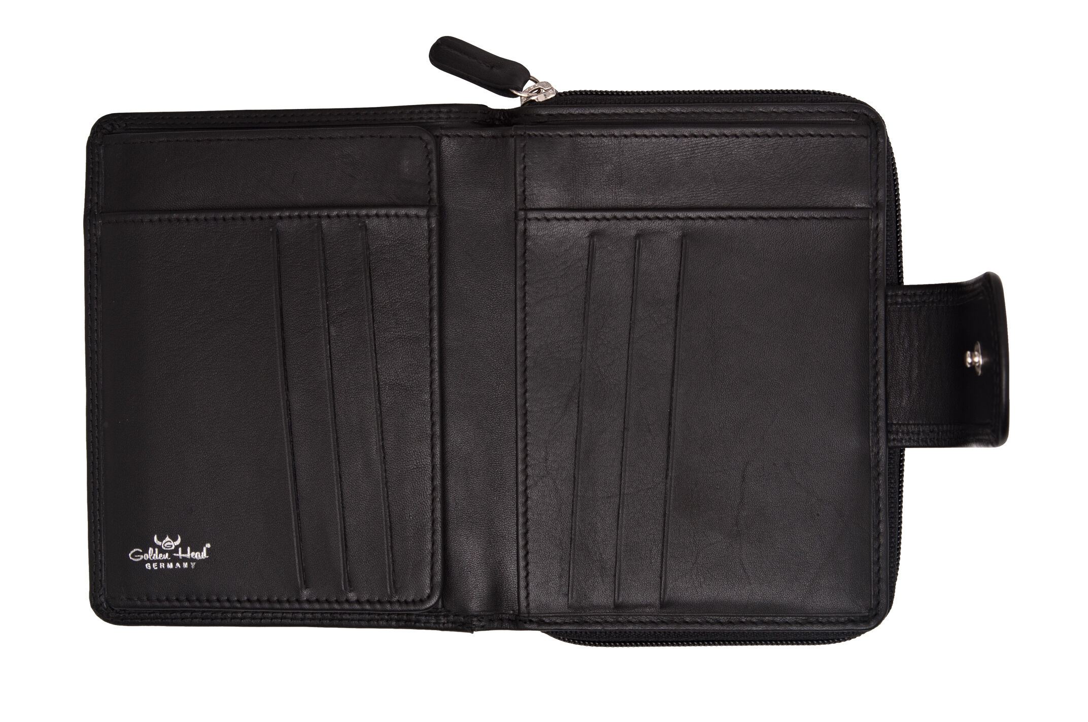 Golden Head Polo RFID Protect Reißverschluss-Börse 3331-51 schwarz Golden Head Polo RFID Protect Reißverschluss-Börse 3331-51 schwarz