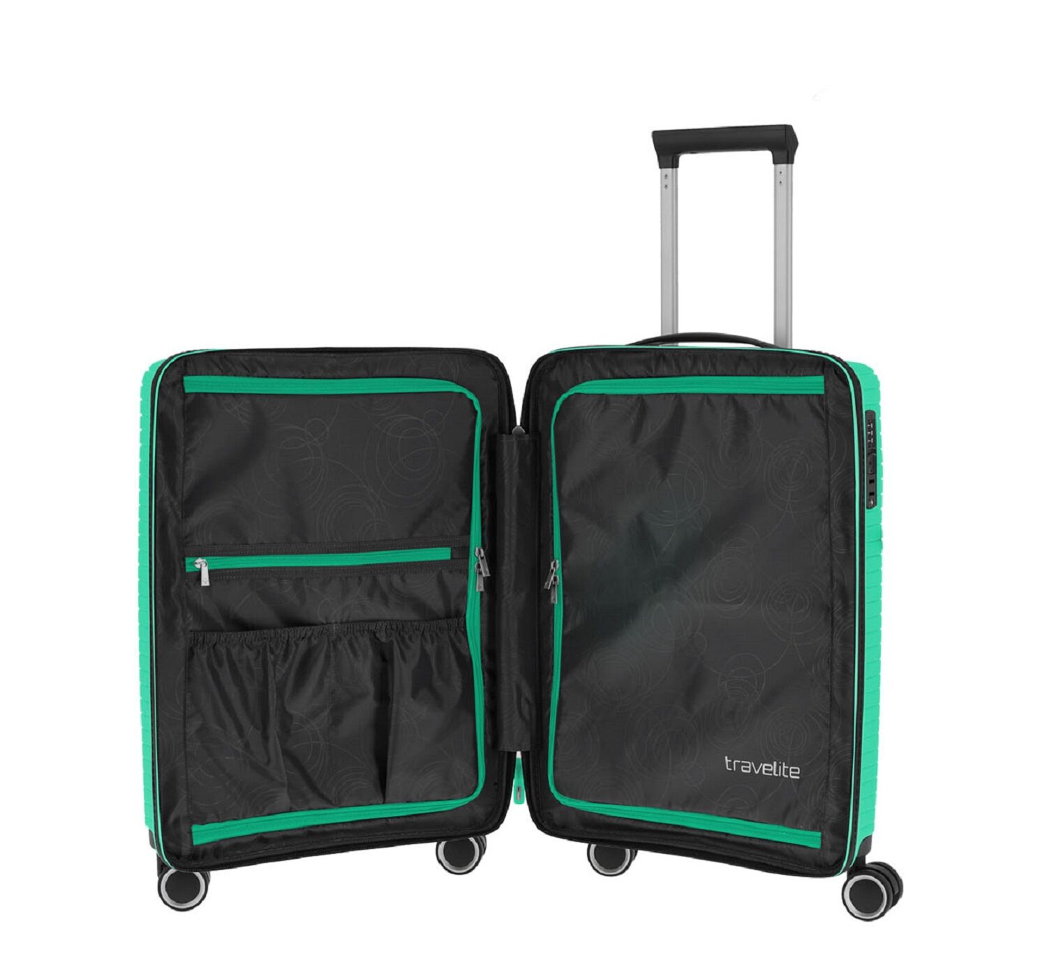 Travelite Orbita Trolley S 4-Rollen Grün