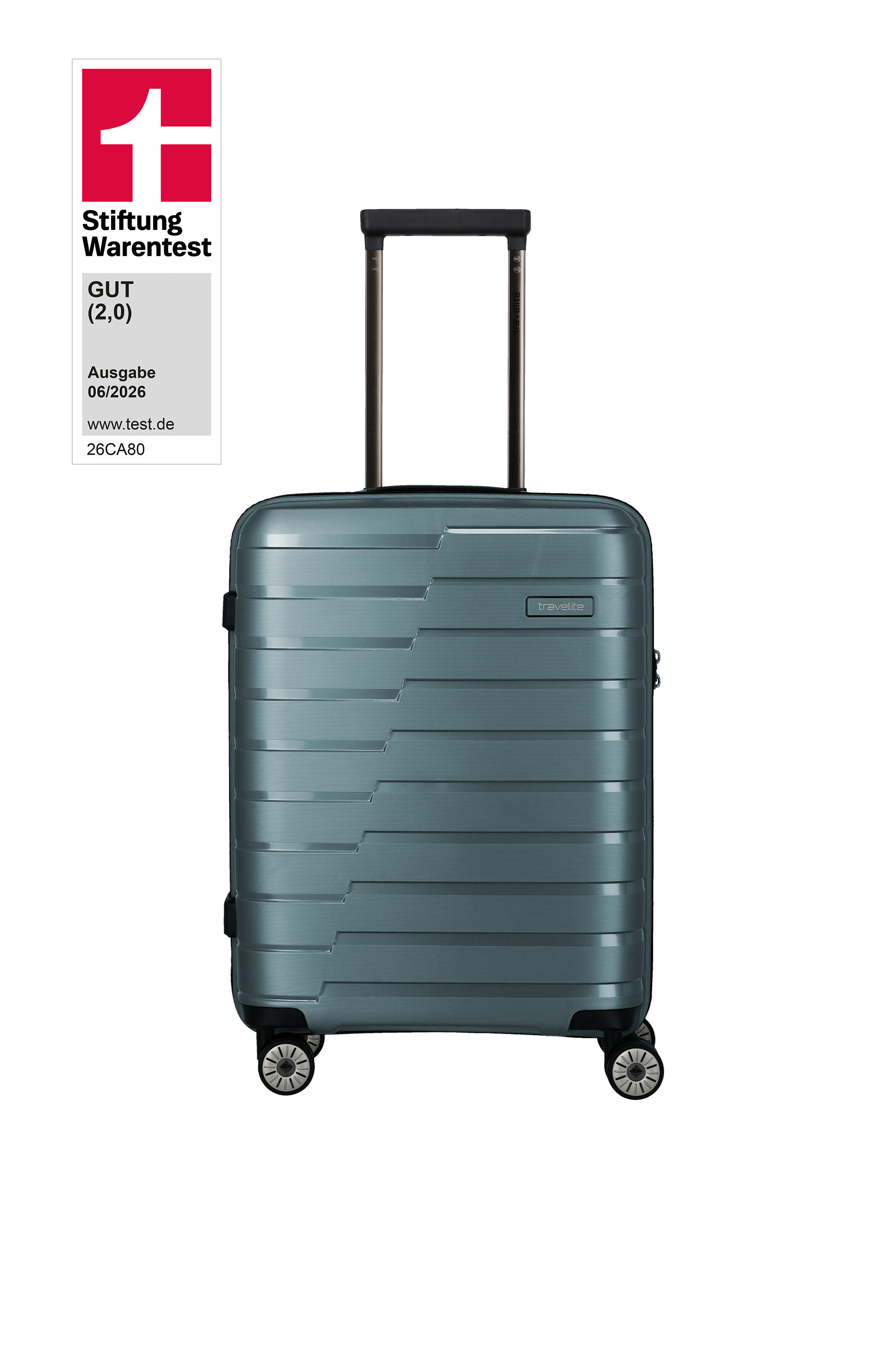 Travelite Air Base Trolley S 4-Rad Eisblau