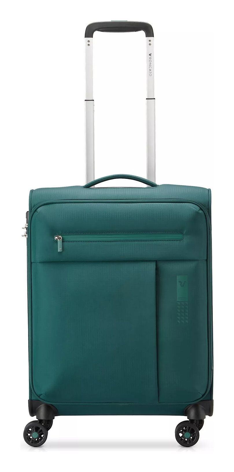 Roncato Lite Soft Handgepäck Carry-On Trolley 4-Rollen Green Bottle