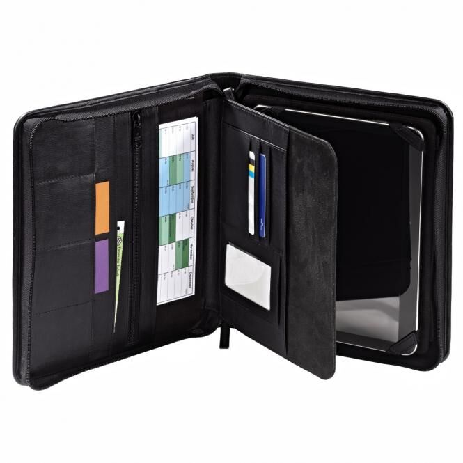Hama Est. 1923 Amsterdam Tuesday Lederorganizer A5 mit Tablet-Hülle 10.1" Rustic Dark Brown Hama Est. 1923 Amsterdam Tuesday Lederorganizer A5 mit Tablet-Hülle 10.1" Rustic Dark Brown