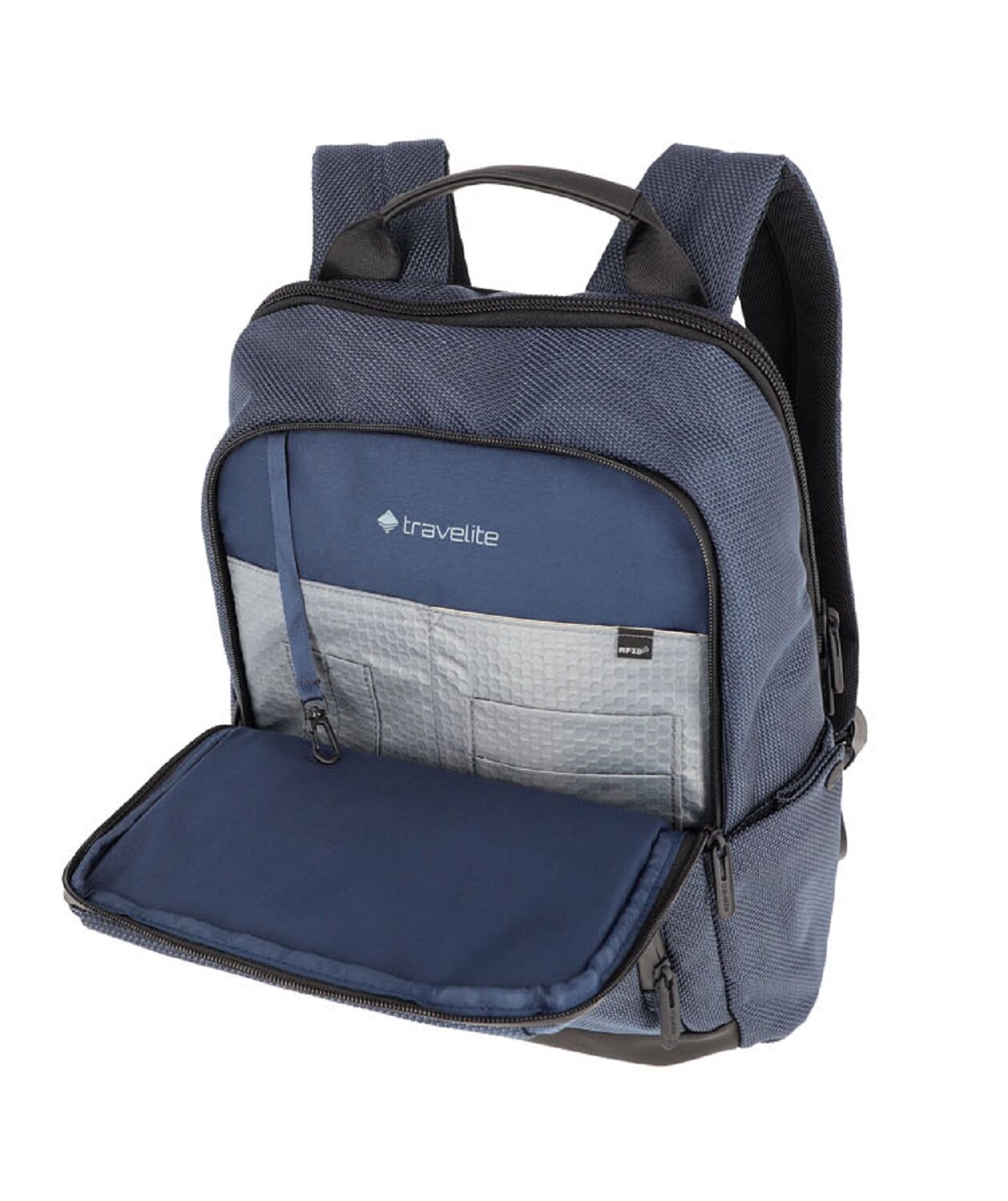 Travelite Meet Laptop-Rucksack für 15,6", erweiterbar Marine
