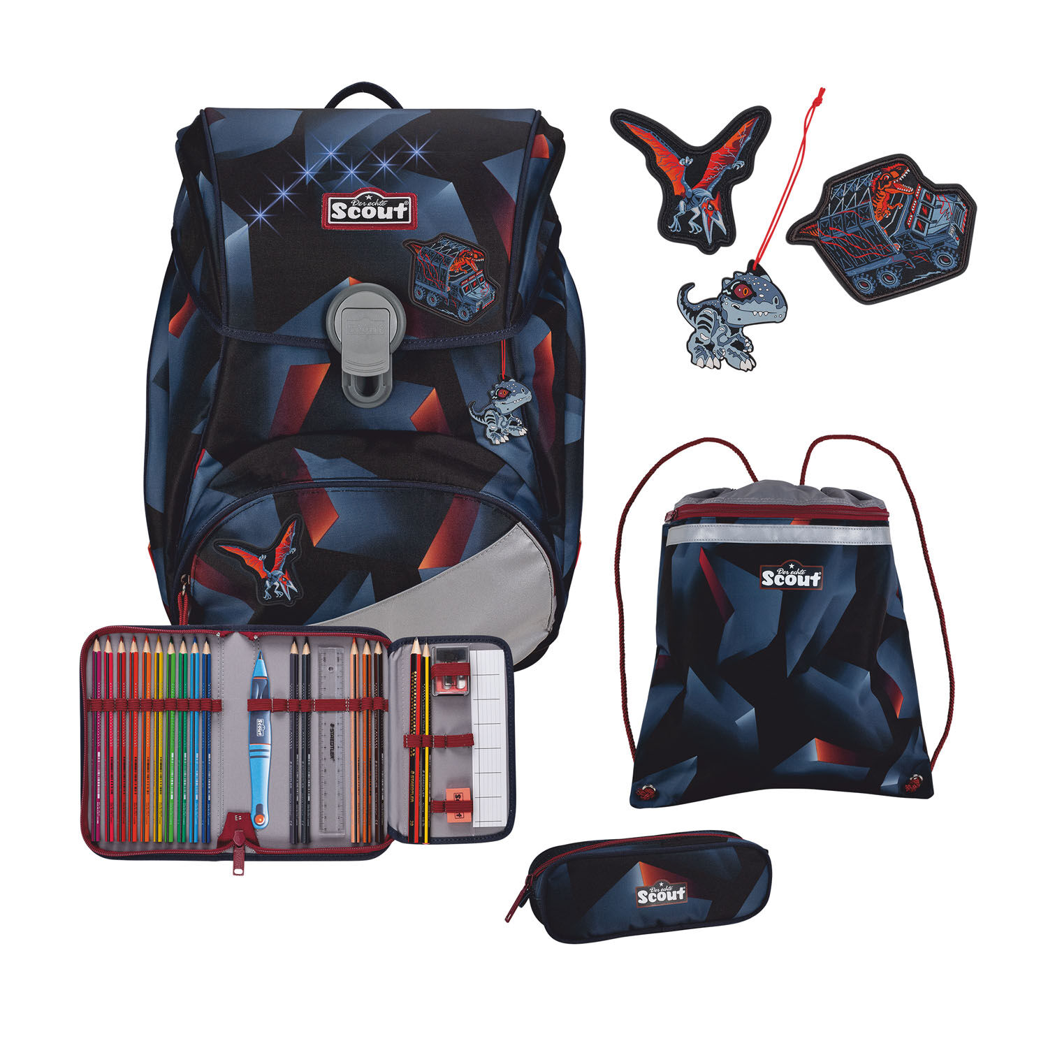 Scout Alpha Exklusiv LED Schulranzen-Set 4-teilig Gravity Scout Alpha Exklusiv LED Schulranzen-Set 4-teilig Gravity
