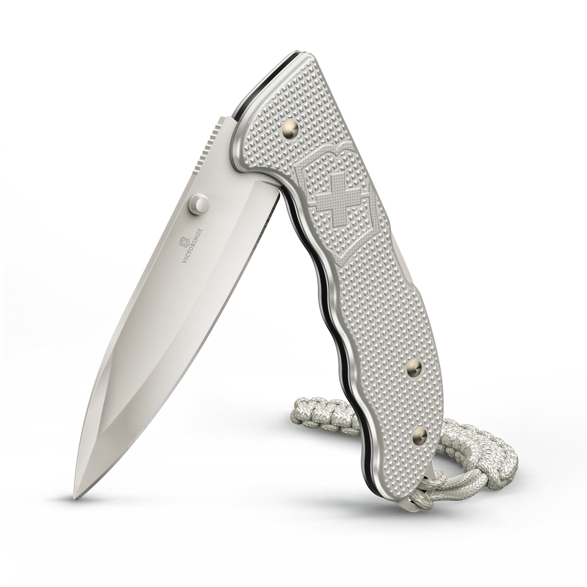 Victorinox Evoke Alox Grosses Taschemesser, Klappbares Messer silber