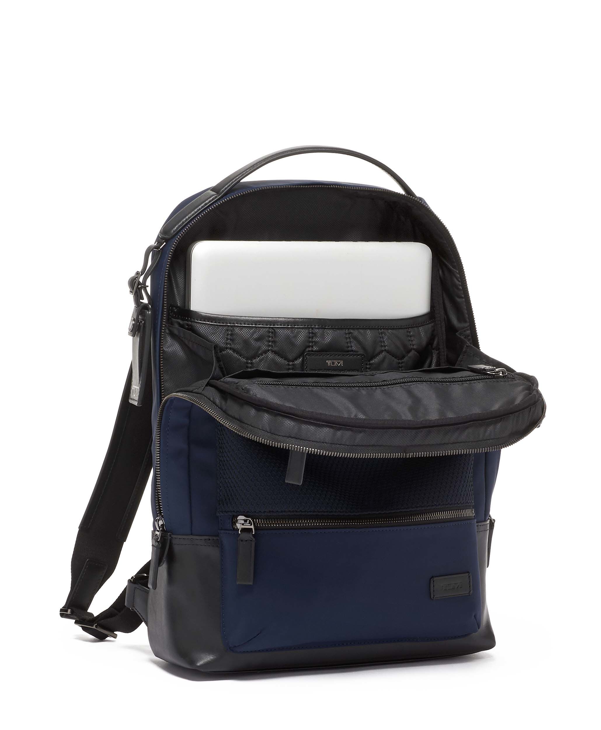 Tumi Harrison Nylon Bates Rucksack Navy Mesh Tumi Harrison Nylon Bates Rucksack Navy Mesh