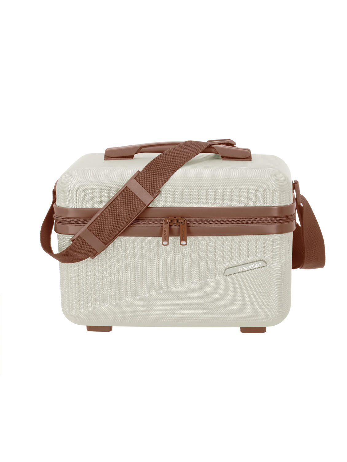 Travelite Bali Beautycase Weiss/Cognac