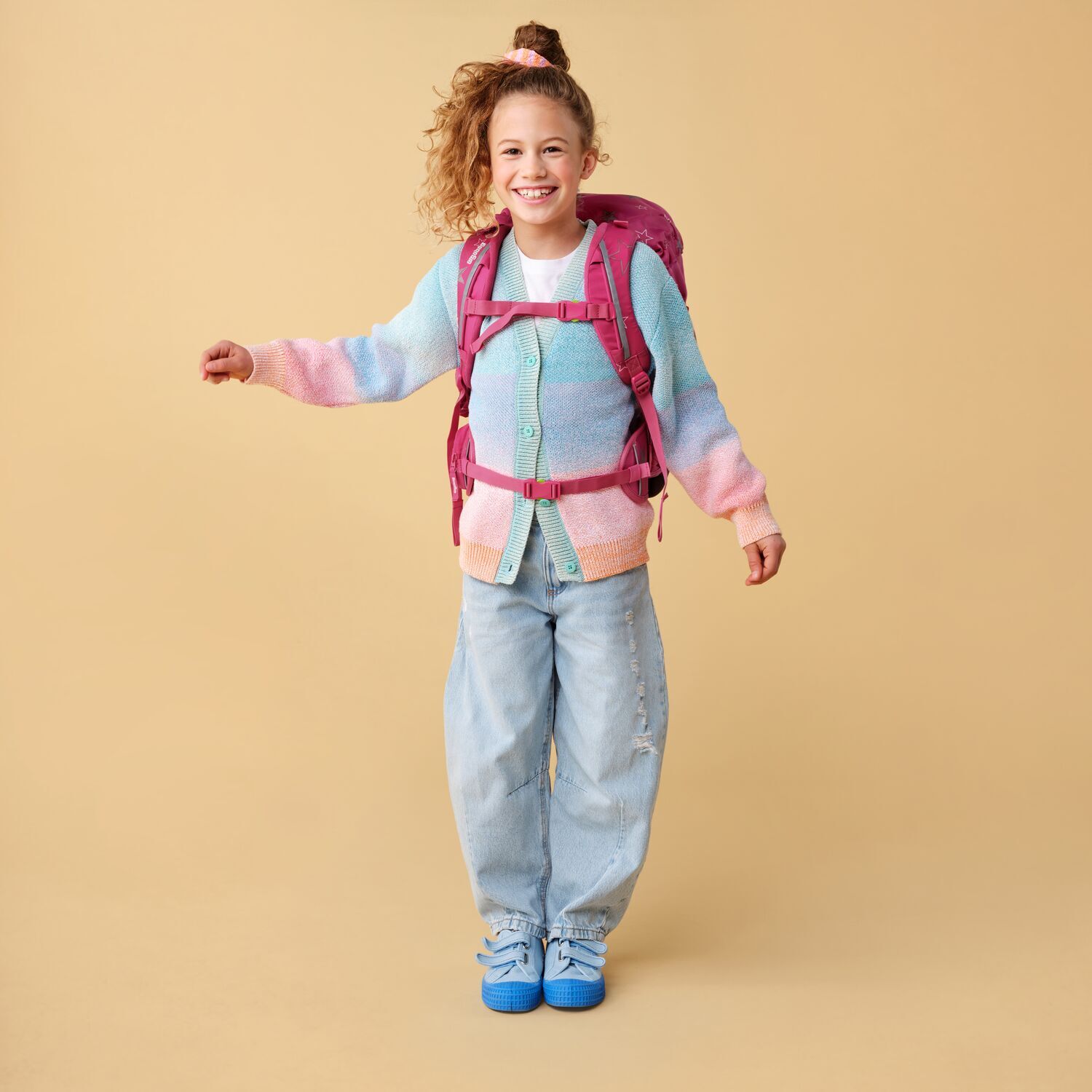 ergobag maxi 6-teiliges Schulrucksack-Set 2025 SternzauBär