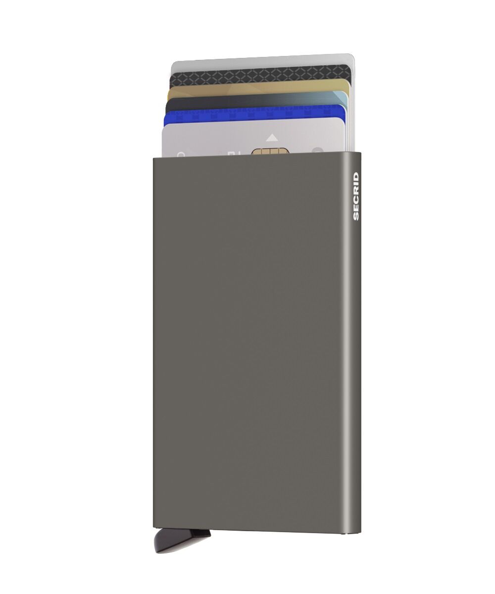 Secrid Cardprotector aus Aluminium C-Earth Grey