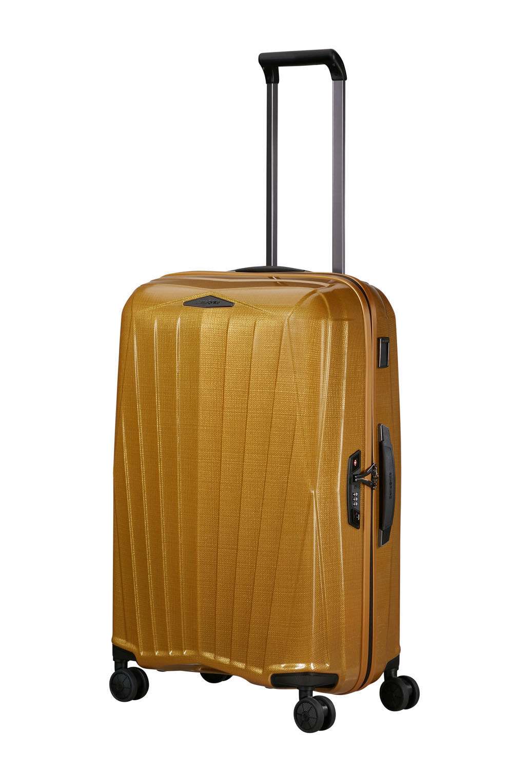 Samsonite Major-Lite Trolley mit 4 Rollen 69cm + GRATIS HOTELGUTSCHEIN Saffron Yellow