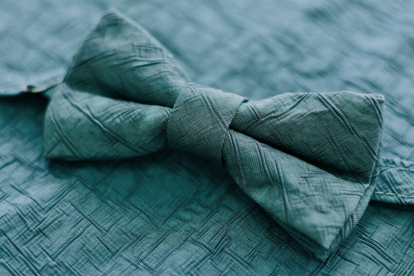 Airpaq Accessoires Fliege & Einstecktuch Grün