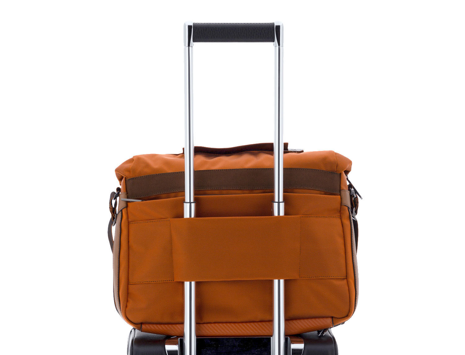 SCHARLAU First Class Air Force One, Messenger Bag mit 15,6" Laptopfach Orange