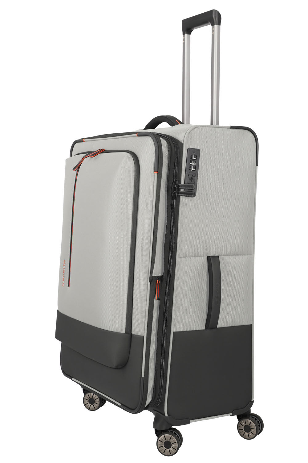 Travelite Crosslite Trolley L 4-Rollen erweiterbar Natur
