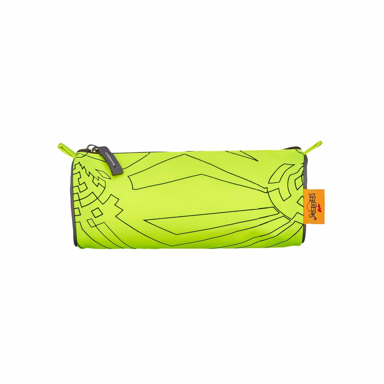 DerDieDas ErgoFlex EASY "Superflash" Schulrucksack-Set 5-teilig mit Sportbeutel Neon Fighter