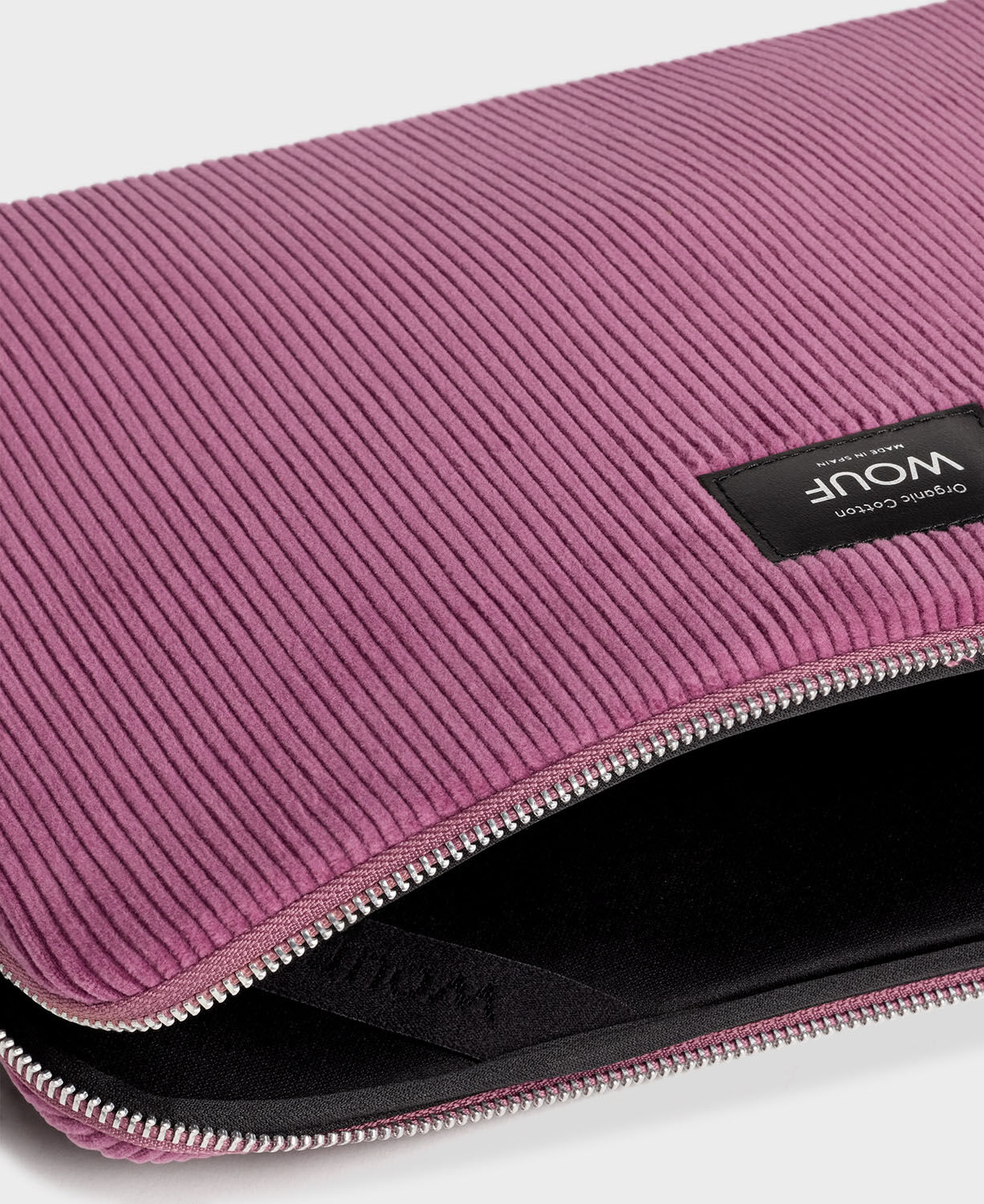 Wouf Corduroy Collection Laptop Sleeve 13" & 14" Mauve