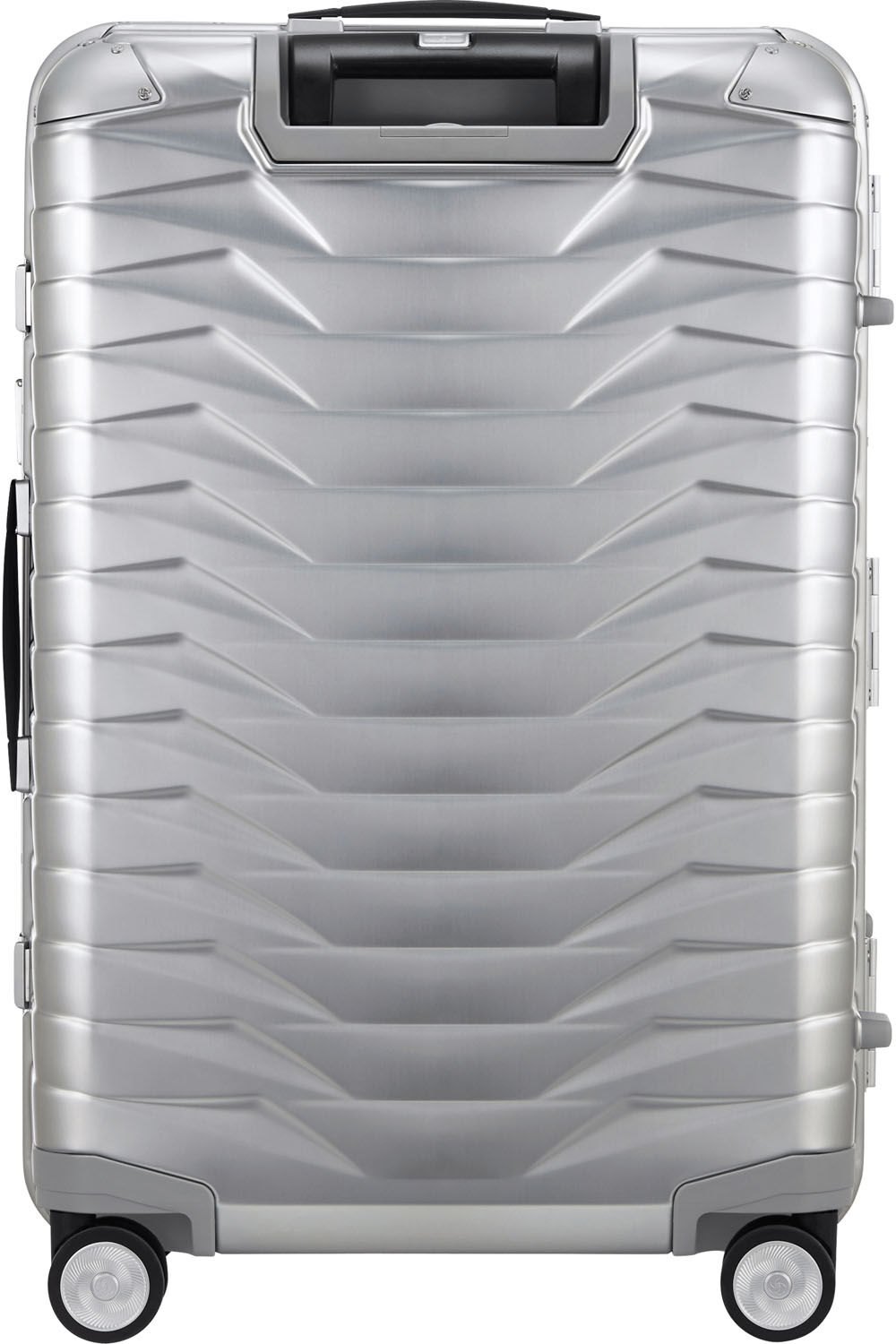 Samsonite Proxis Alu Trolley mit 4 Rollen 69cm + GRATIS HOTELGUTSCHEIN Aluminium