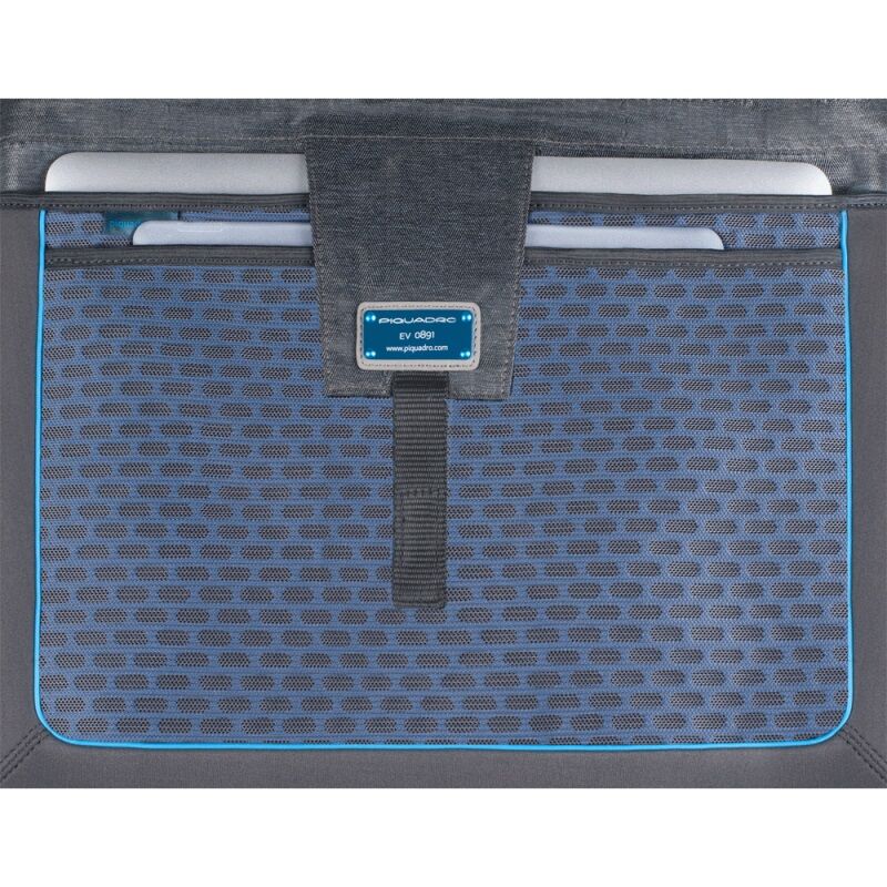 Piquadro Pulse Laptopkuriertasche mit Überschlag und Tablet-Fach black Piquadro Pulse Laptopkuriertasche mit Überschlag und Tablet-Fach black