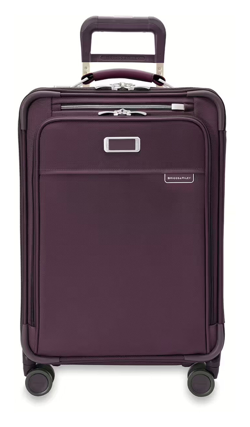 Briggs & Riley Baseline Essential 22" Carry-On Expandable Spinner Plum
