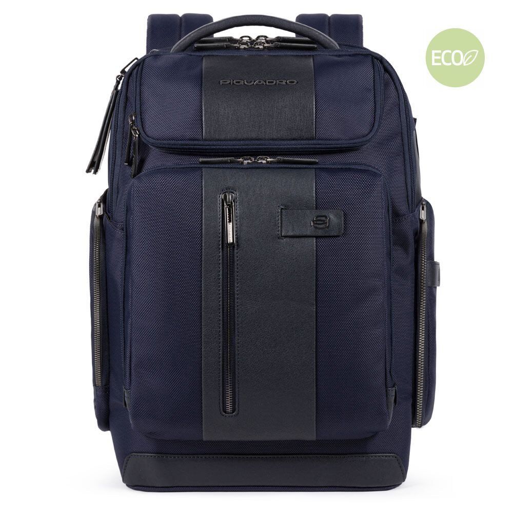 Piquadro Brief 2 Laptoprucksack aus rezykliertem Stoff 15,6" BagMotic Piquadro Brief 2 Laptoprucksack aus rezykliertem Stoff 15,6" BagMotic