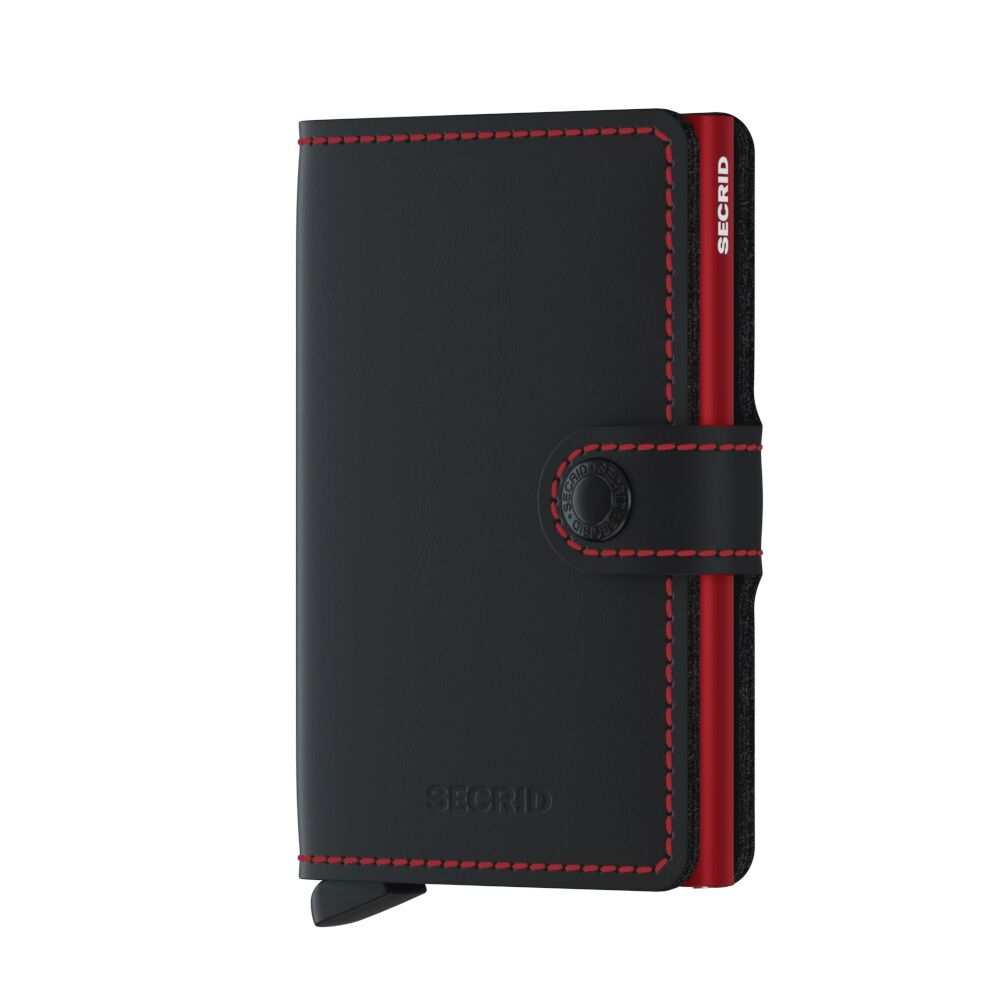Secrid Miniwallet Matte MM-Black & Red