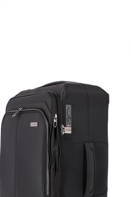 Travelite PRIIMA Trolley S 4-Rollen, erweiterbar Schwarz