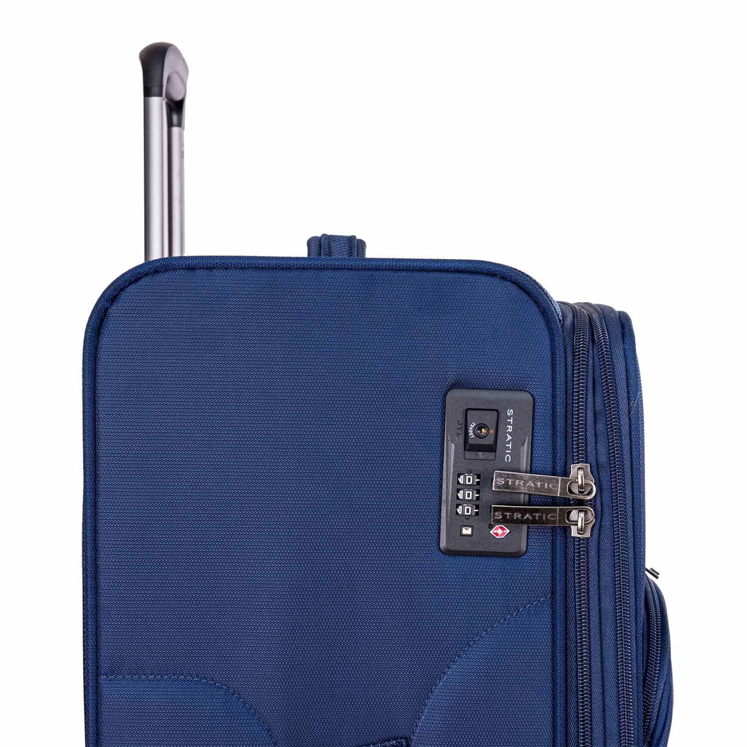 Stratic MIX Koffer L 4-Rollen, erweiterbar blue