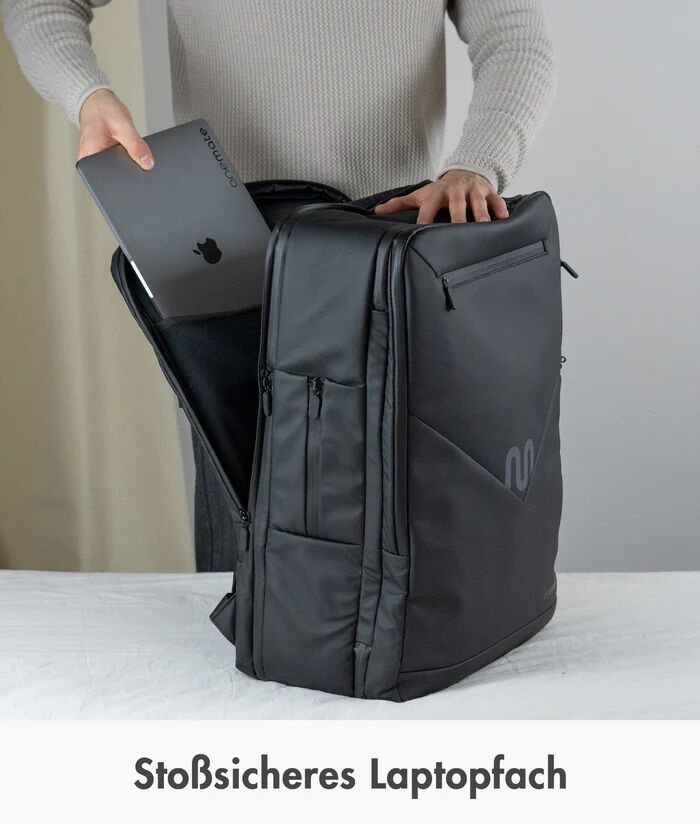 onemate Travel Backpack Ultimate Reisegepäckrucksack 40L Schwarz onemate Travel Backpack Ultimate Reisegepäckrucksack 40L Schwarz