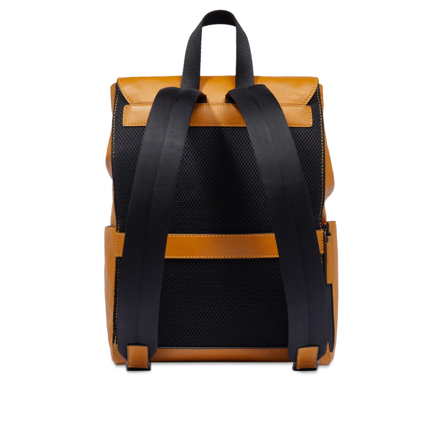 The Bridge Damiano Leder-Rucksack mit Klappe 063423EX Curry/Dark Ruthenium