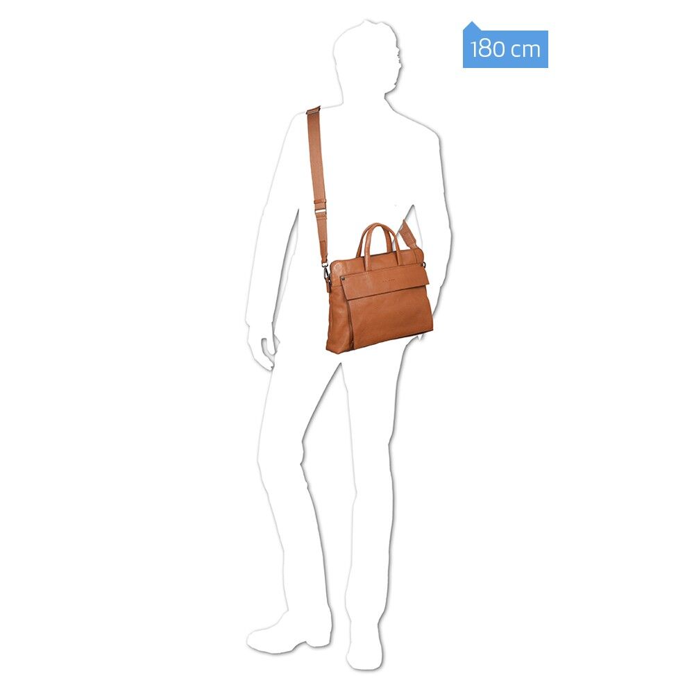 Piquadro Kolyma Kurzgriff-Laptoptasche mit iPad®Air/Pro 9,7-Fach sand