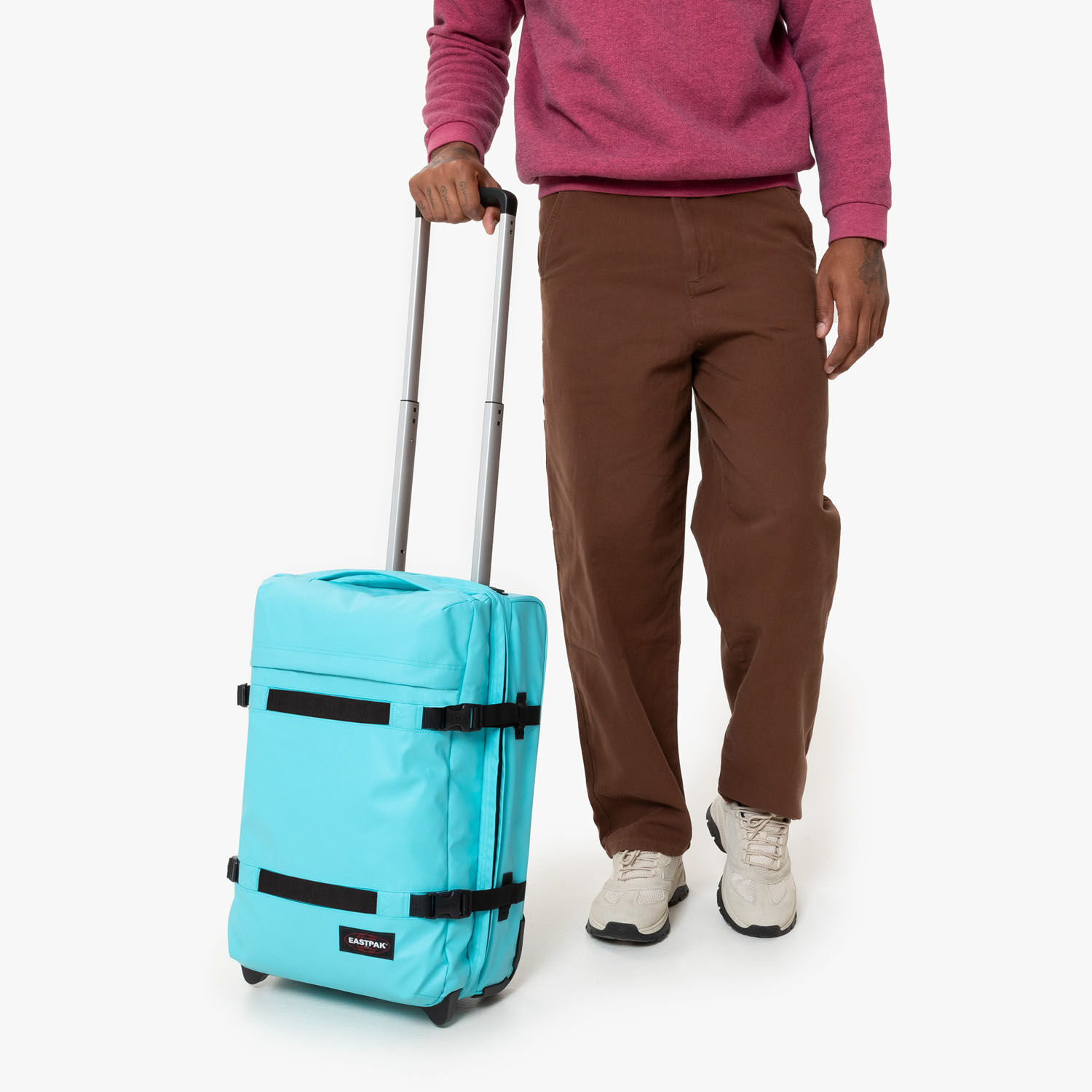 Eastpak Transit'R Reisetrolley S mit 2 Rollen 24 Tarp Sea