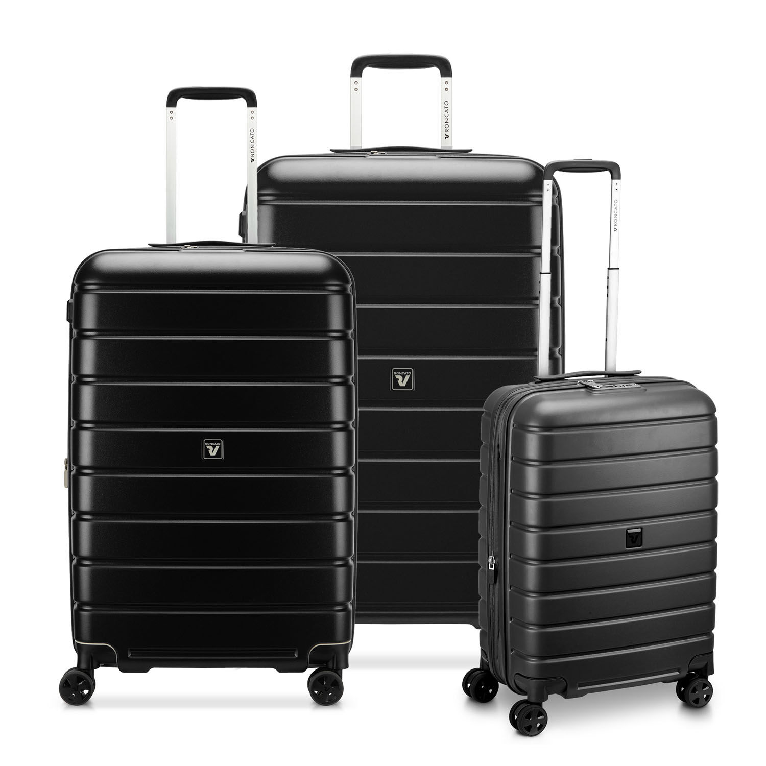 Roncato ReLIFE 3-Set Spinner 4-Rollen G+M+C Black