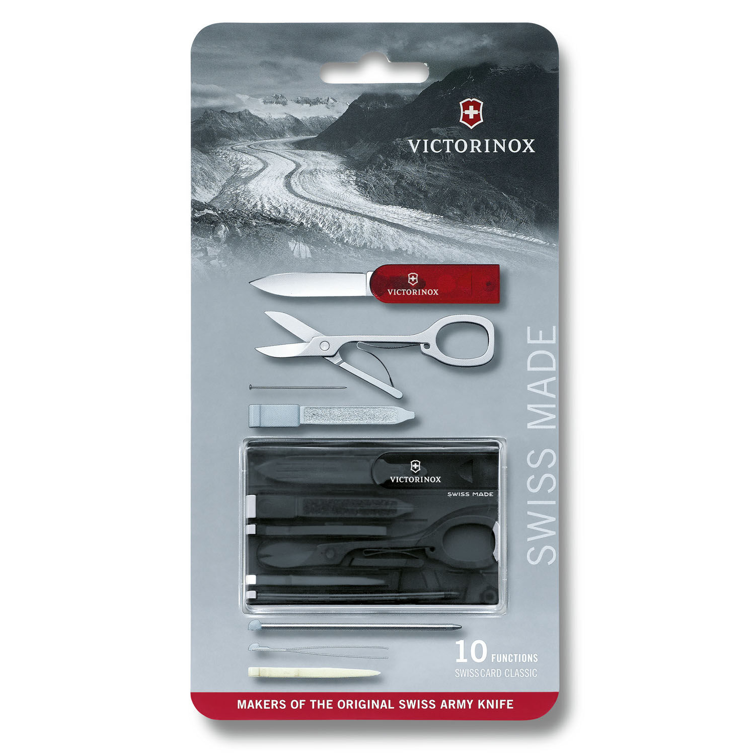 Victorinox Swiss Card Classic, 10 Funktionen Schwarz transparent Victorinox Swiss Card Classic, 10 Funktionen Schwarz transparent