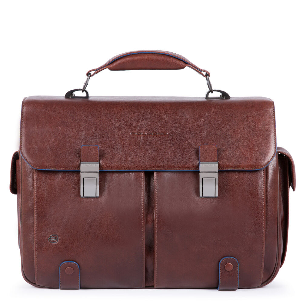 Piquadro Blue Square Special Laptoptasche mit iPad 10,5"/9,7"-Fach, 2 Vortaschen dunkelbraun Piquadro Blue Square Special Laptoptasche mit iPad 10,5"/9,7"-Fach, 2 Vortaschen dunkelbraun