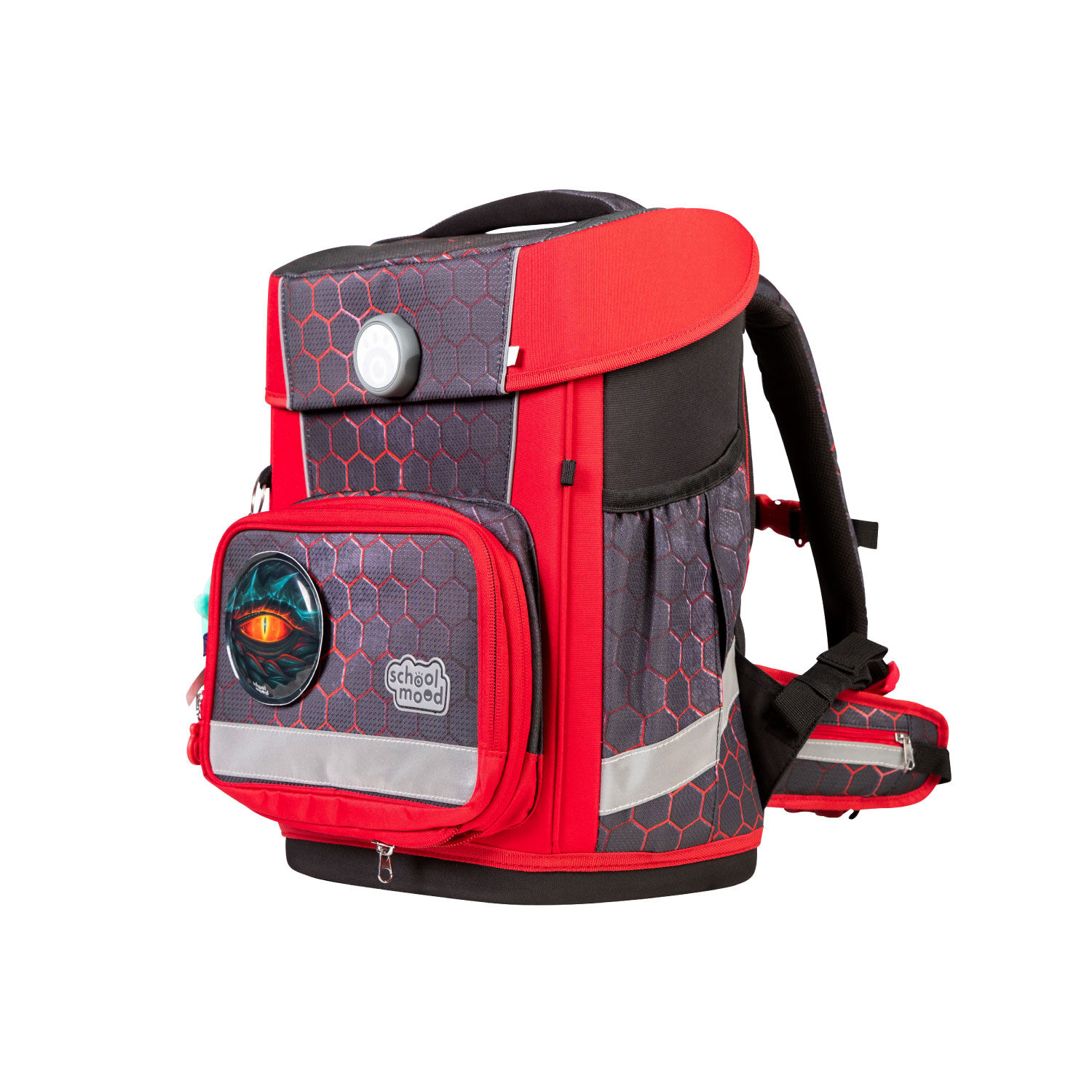 School-Mood Champion Pro 7-tlg. Schulranzenset Mika (Drache)