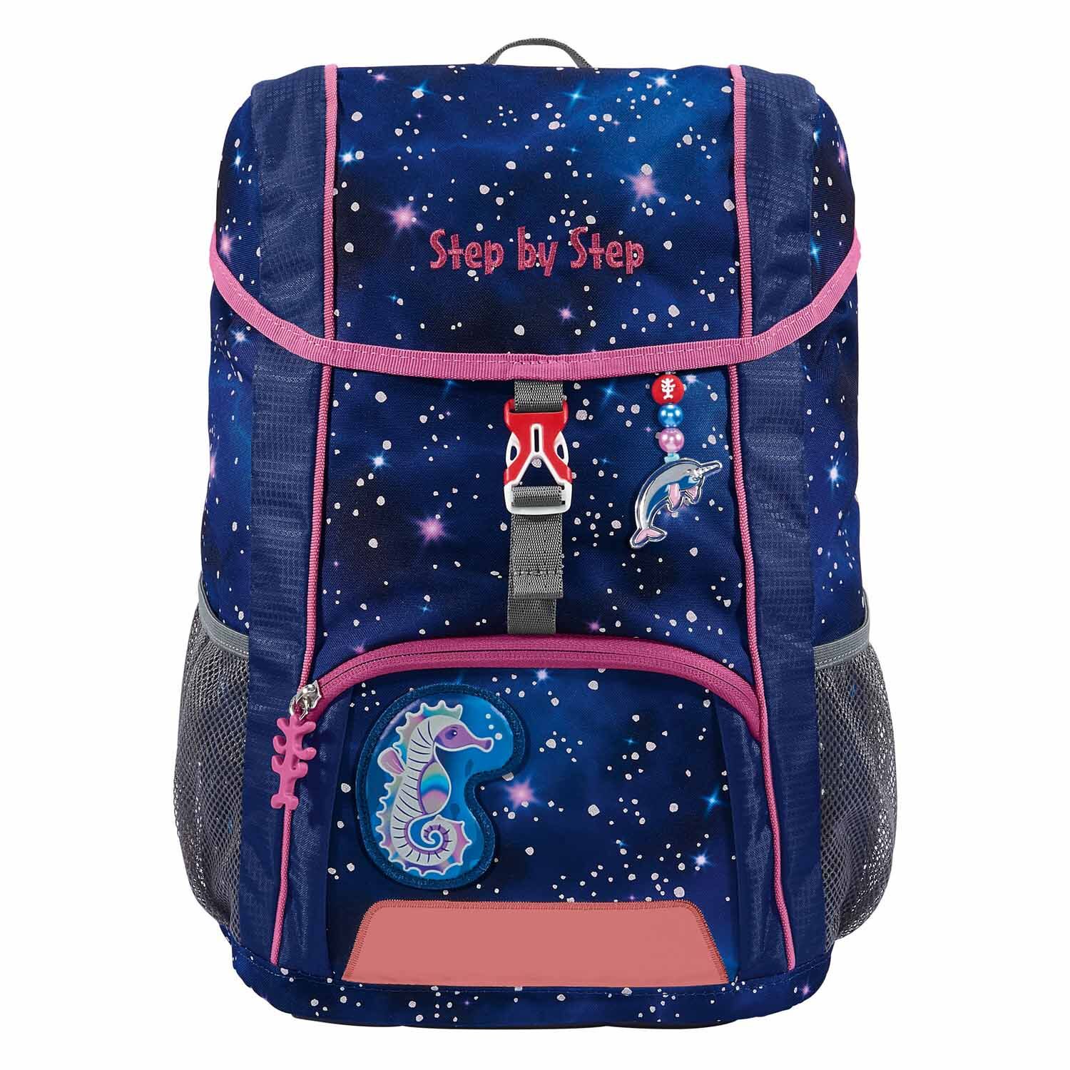 Step by Step Kinderrucksack KID REFLECT Rucksack-Set, 3-teilig inkl. Sitzkissen Star Seahorse Zoe Step by Step Kinderrucksack KID REFLECT Rucksack-Set, 3-teilig inkl. Sitzkissen Star Seahorse Zoe