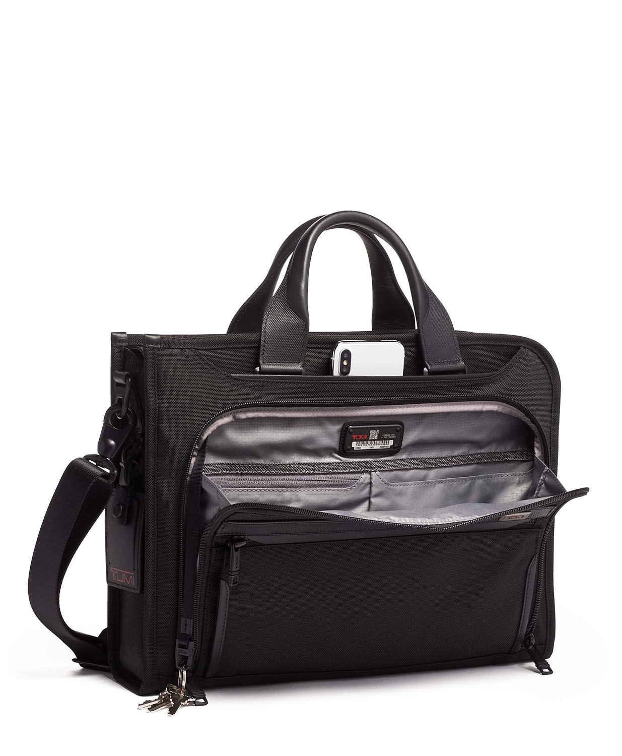 Tumi Alpha 3 Slim Deluxe Portfolio (schmal) + GRATIS HOTELGUTSCHEIN Black Tumi Alpha 3 Slim Deluxe Portfolio (schmal) + GRATIS HOTELGUTSCHEIN Black