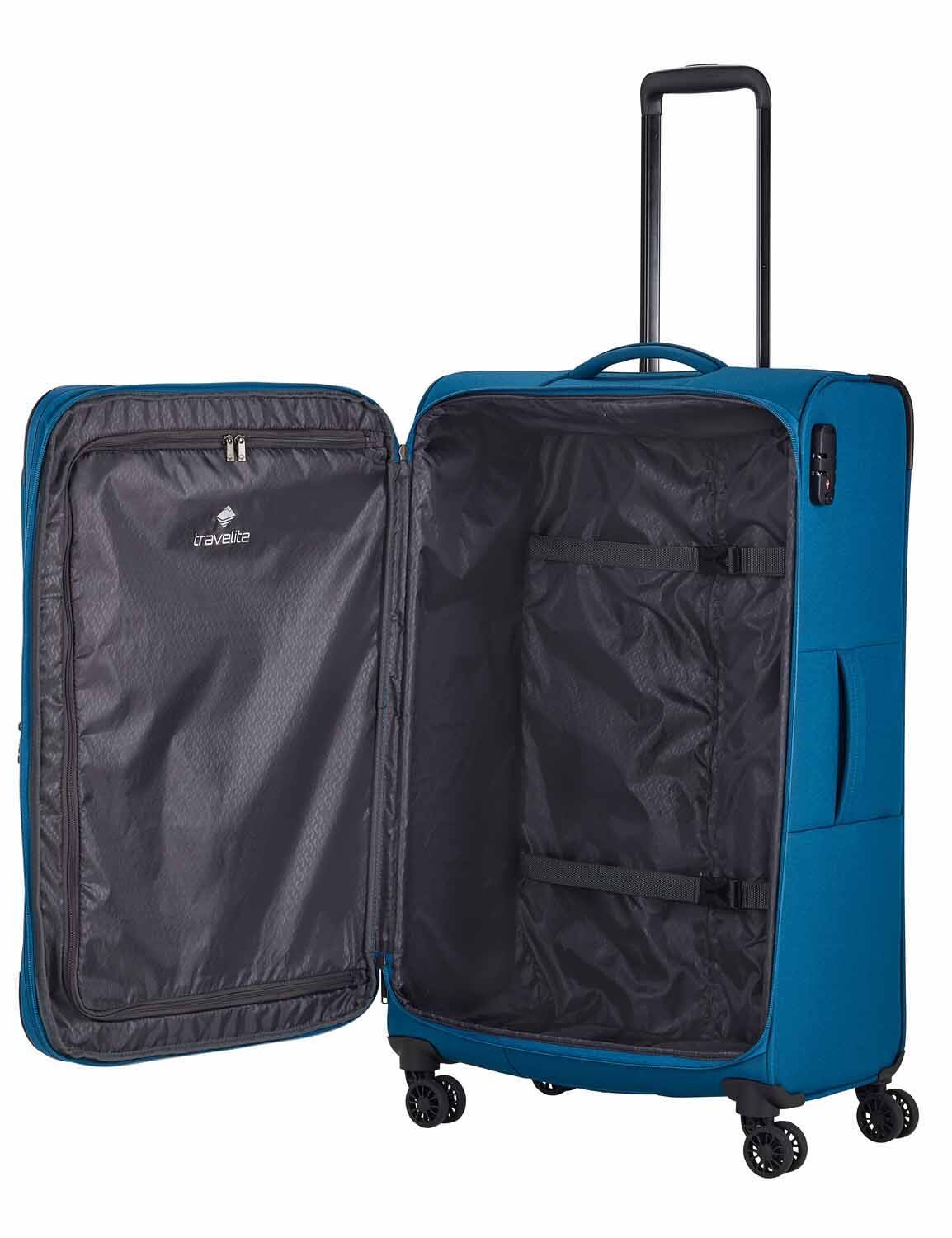 Travelite CHIOS 3-tlg. Koffer-Set L/M/S, 4w Petrol