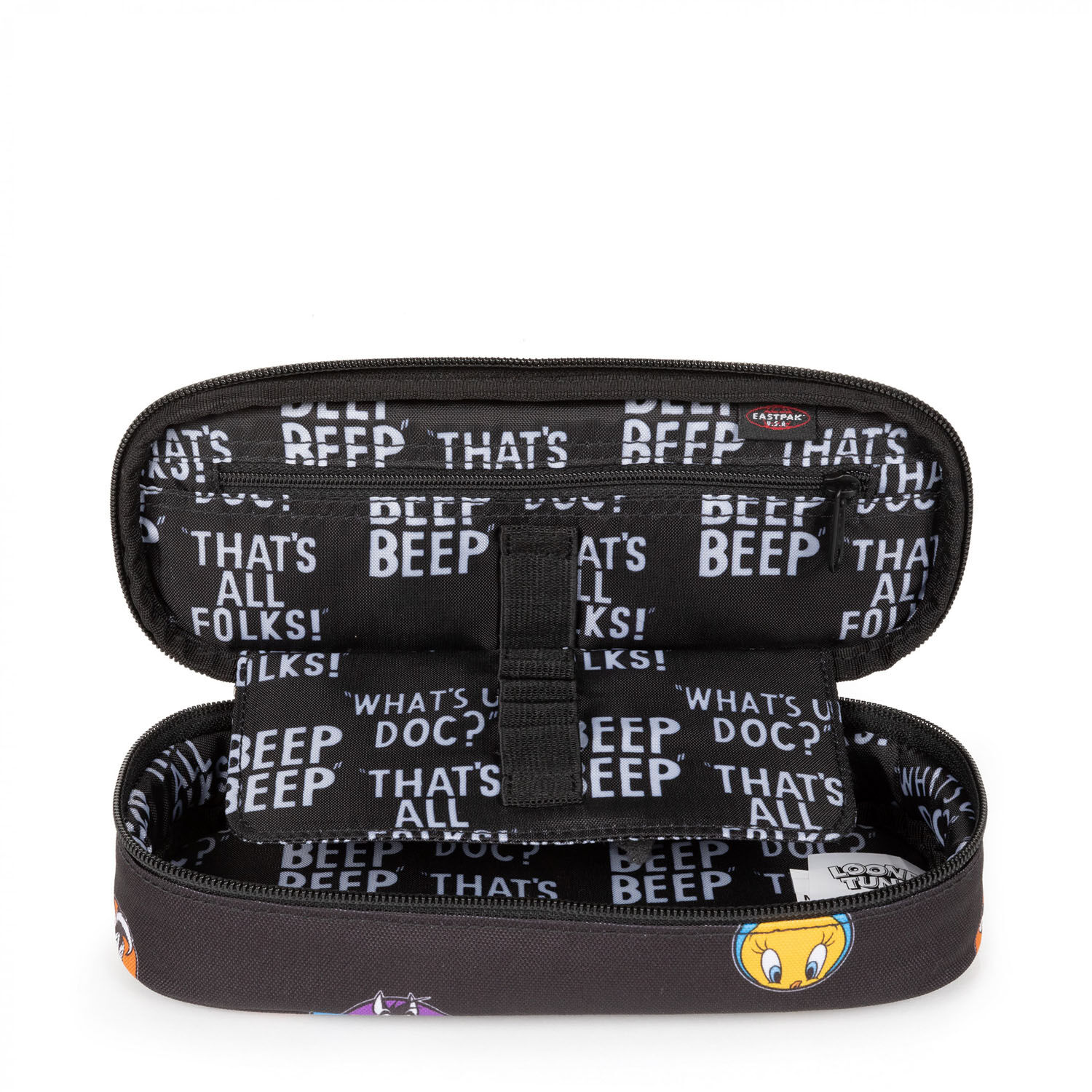 Eastpak OVAL SINGLE Mäppchen Looney Tunes Black
