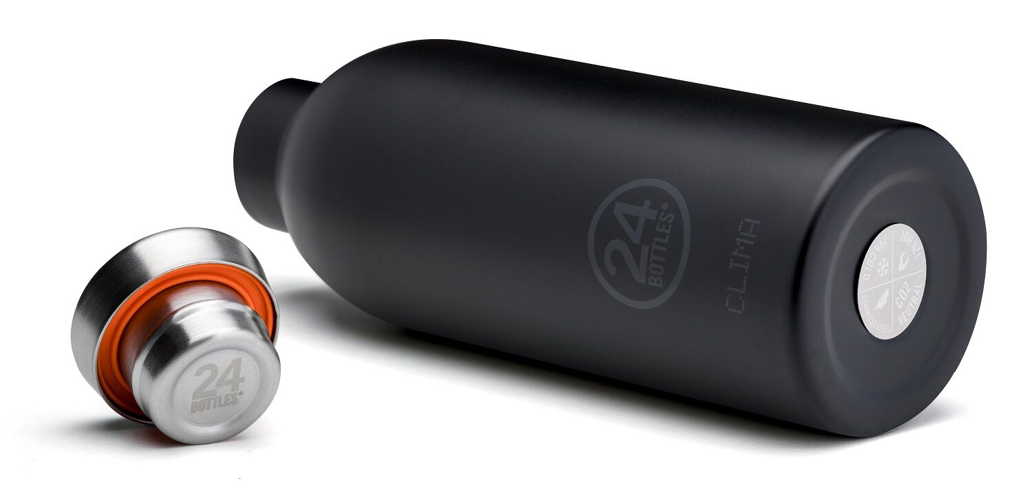 24Bottles® Clima Bottle Basic 500ml Tuxedo Black Stone